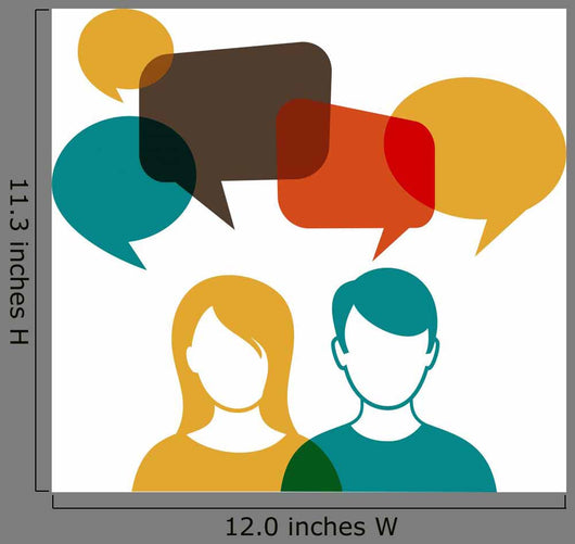 People with Speech Bubbles