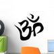 Om Silhouette Wall Decal