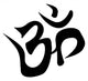 Om Silhouette Wall Decal