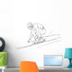 Downhill Race Wall Mural
