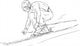 Downhill Race Wall Mural