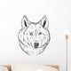 Wolf Head Wall Mural