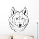 Wolf Head Wall Mural