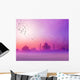 India Taj Mahal Sunset Wall Decal
