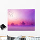 India Taj Mahal Sunset Wall Decal