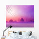 India Taj Mahal Sunset Wall Decal