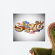 Graffiti wall background, urban art Wall Mural