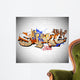 Graffiti wall background, urban art Wall Mural