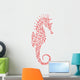 Abstract Seahorse Wall Decal