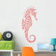 Abstract Seahorse Wall Decal