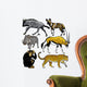Animals Africa Wall Decal Sticker Set