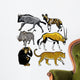 Animals Africa Wall Decal Sticker Set