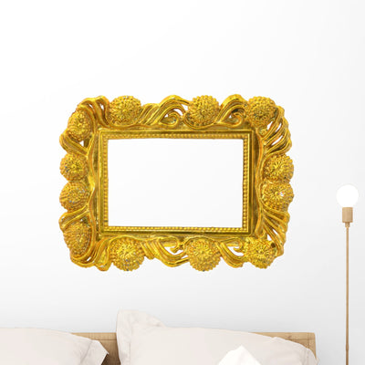 Picture Frames shown on a wall