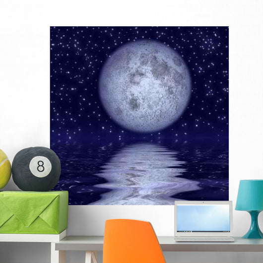 Beautiful Moonlight Wall Decal