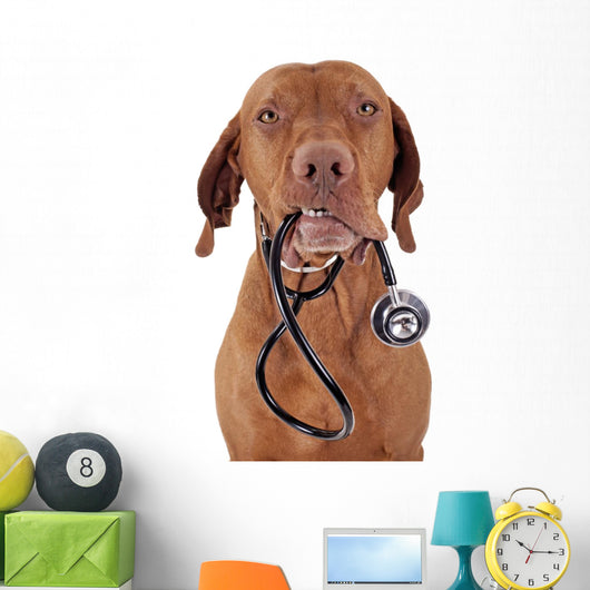dog as a nurse Wall Decal