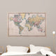 Old Antique World Map
