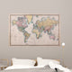 Old Antique World Map