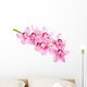 Pink Orchid Flowers Wall Decal
