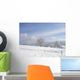 Snowy Hilly Landscape Wall Decal
