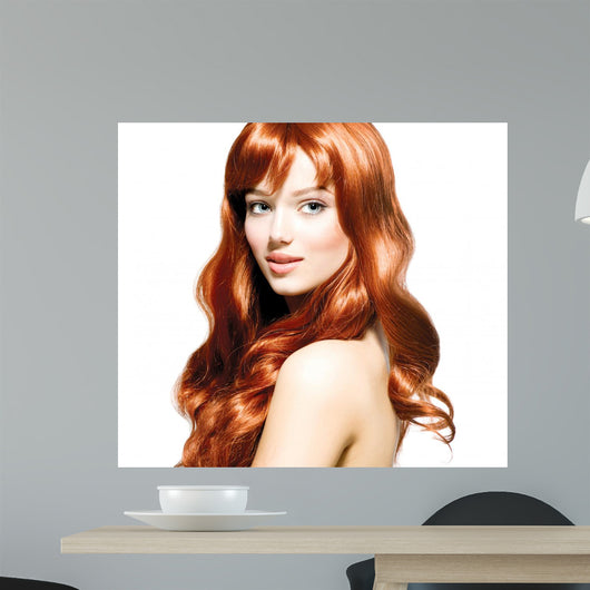 Beauty Teenage Girl Portrait Wall Mural