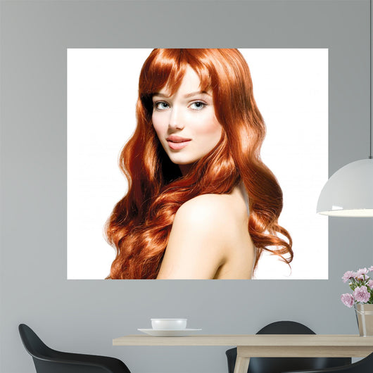 Beauty Teenage Girl Portrait Wall Mural