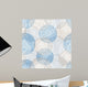 Seamless Abstract Dot Circles Pattern Wall Decal