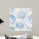 Seamless Abstract Dot Circles Pattern Wall Decal