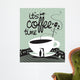 Banner with Cup Coffee