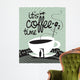 Banner with Cup Coffee