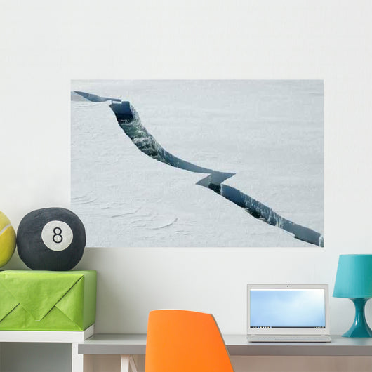 Ice Crack Wall Decal