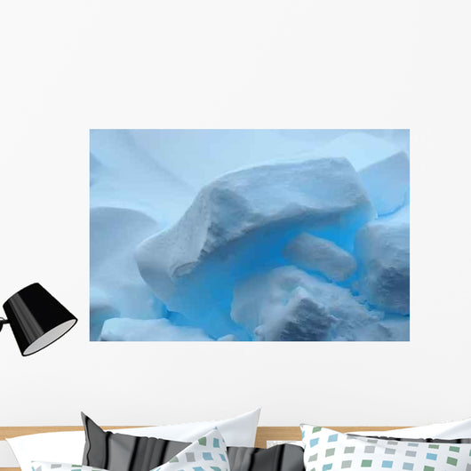Blue Reflections Ice Floe Wall Decal