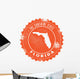 Florida USA State Stamp Wall Decal