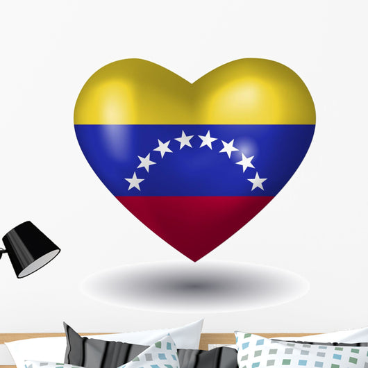 Herz Mit Schatten Venezuela Wall Mural
