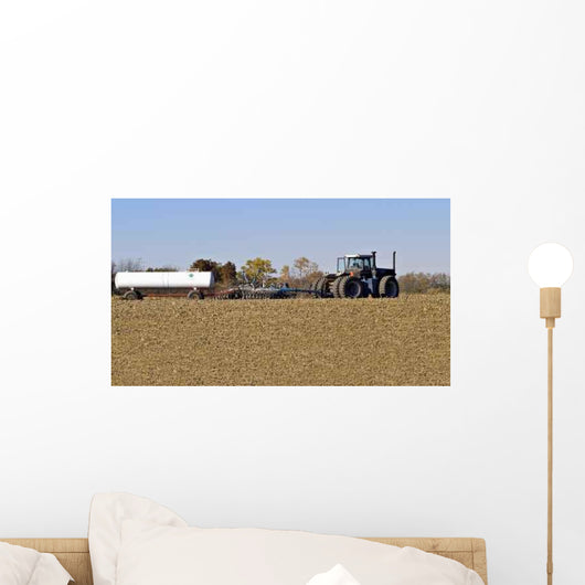 Tractor and Plow Wall Decal