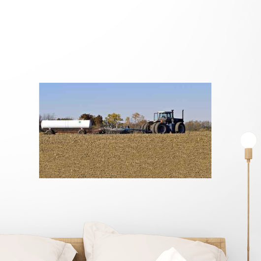 Tractor and Plow Wall Decal