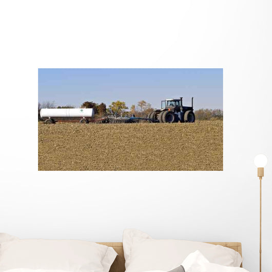 Tractor and Plow Wall Decal