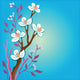 Spring blossom tree and branches Wall Mural