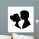 Silhouettes Loving Couple
