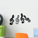 Music Notes Wall Stickers