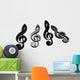 Music Notes Wall Decal