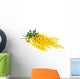 Twig of mimosa flowers Wall Decal