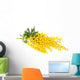 Twig of mimosa flowers Wall Decal