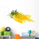 Twig of mimosa flowers Wall Decal