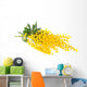 Twig of mimosa flowers Wall Decal