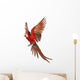 Green-winged Macaw Taking Off Wall Decal