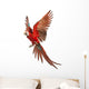 Green-winged Macaw Taking Off Wall Decal
