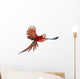 Green-winged Macaw in Flight Wall Decal