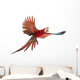 Green-winged Macaw in Flight Wall Decal
