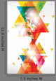 Abstract Background With Colored Elements Wall Mural