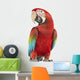 Posing Green-winged Macaw Wall Decal